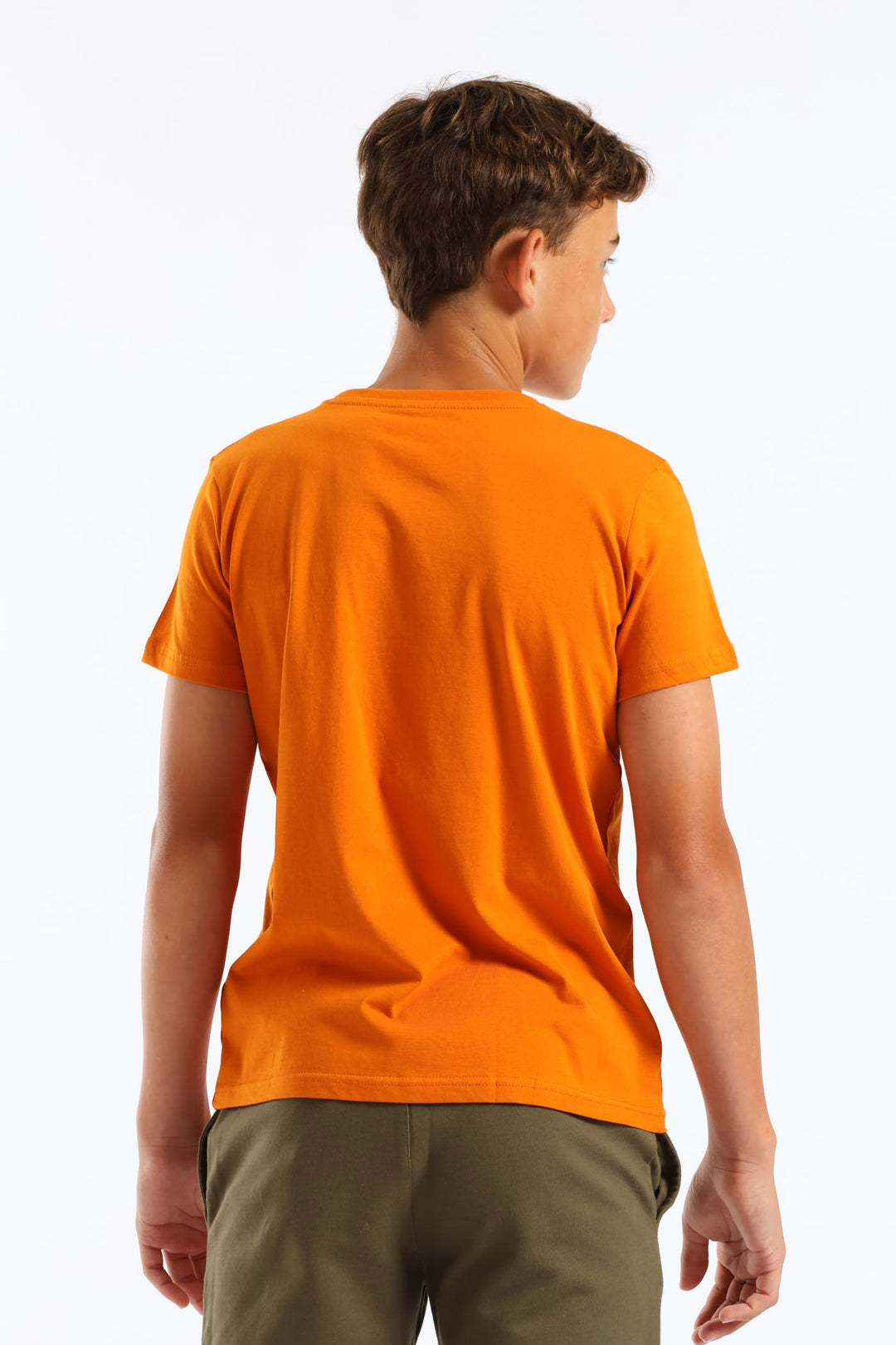 Boys Car Tee - Orange