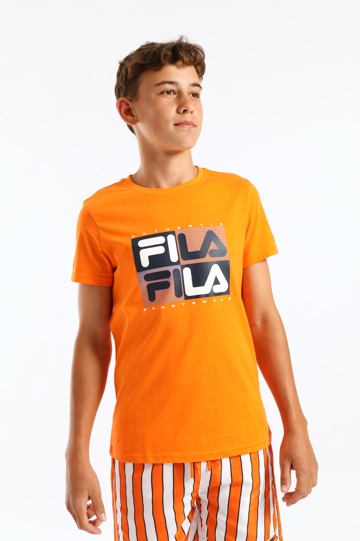 Boys Lando T-Shirt - Orange