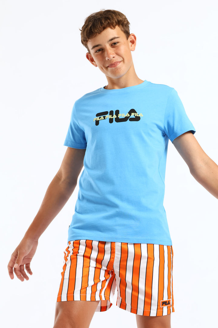 Boys Orfeo T-Shirt - Blue