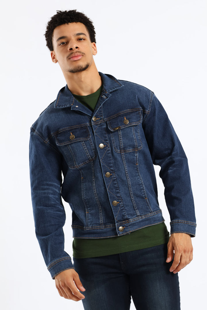 Rider Denim Jacket - Mid Wash