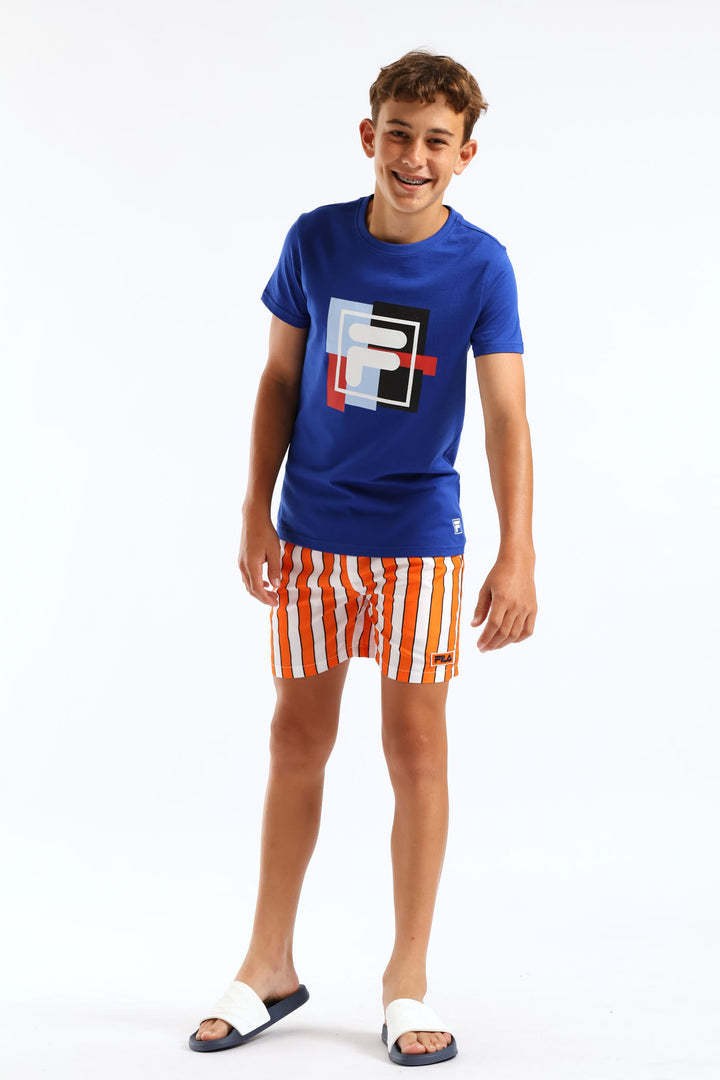 Boys Corrado T-Shirt - Blue