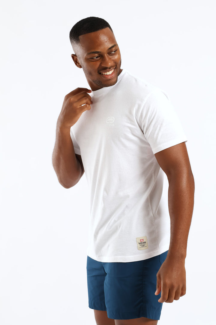 Never Out Tonal Tee - White