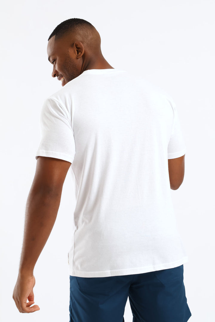 Never Out Tonal Tee - White
