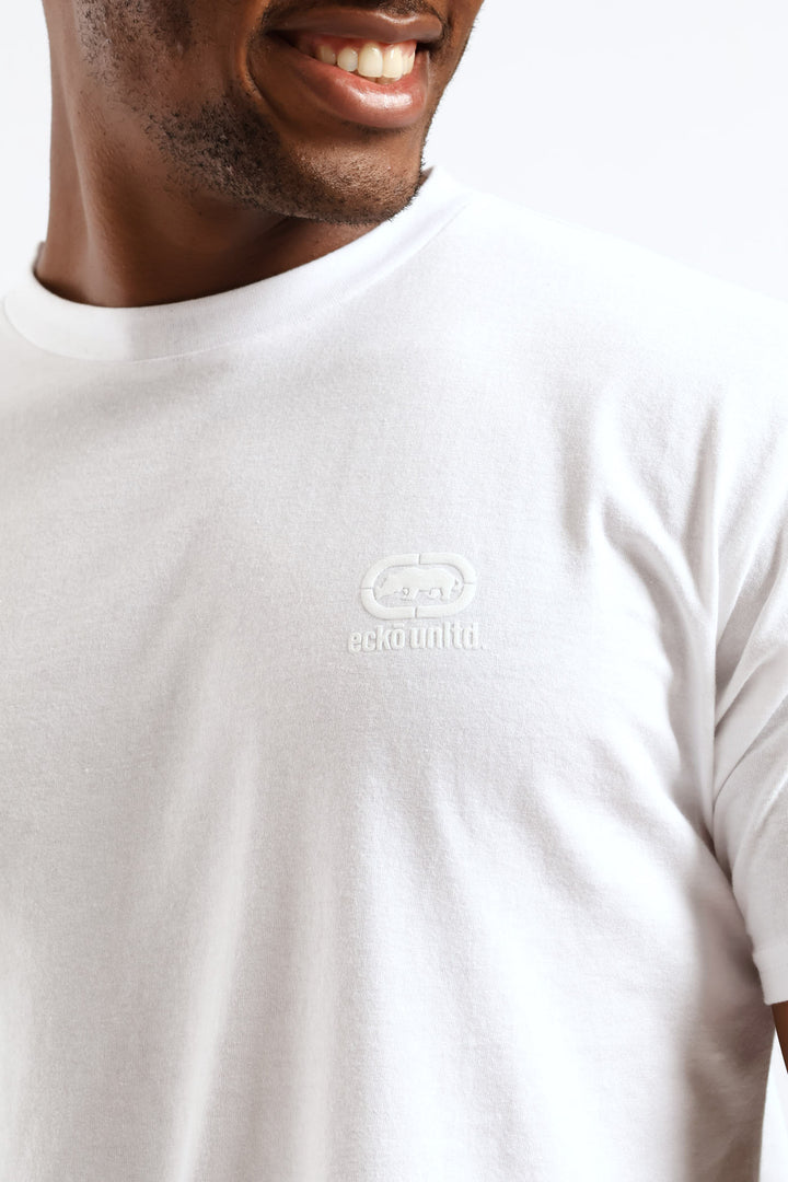 Never Out Tonal Tee - White