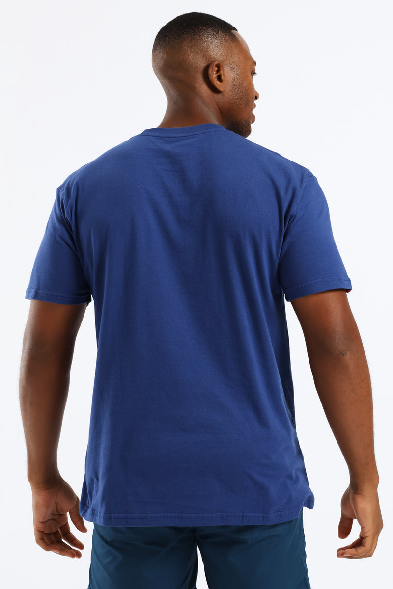 Never Out Tonal Tee - Blue