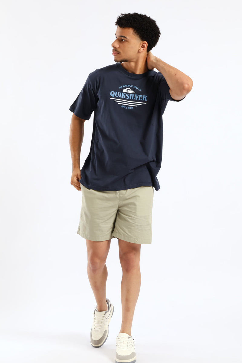 Type Line Tee - Navy