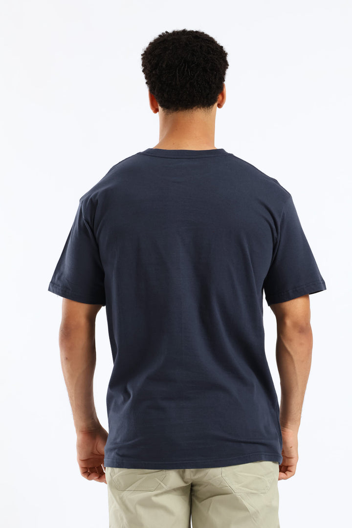 Type Line Tee - Navy
