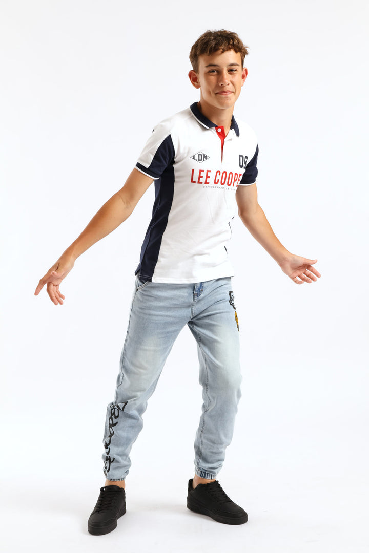 Boys Akia Golfer - White