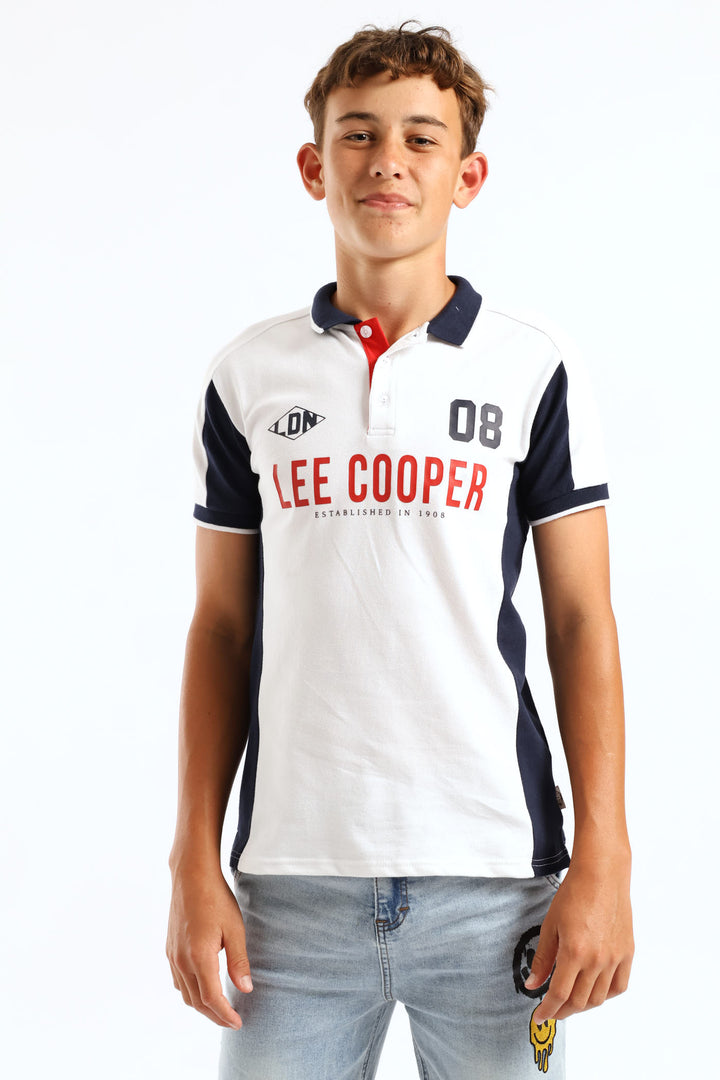 Boys Akia Golfer - White