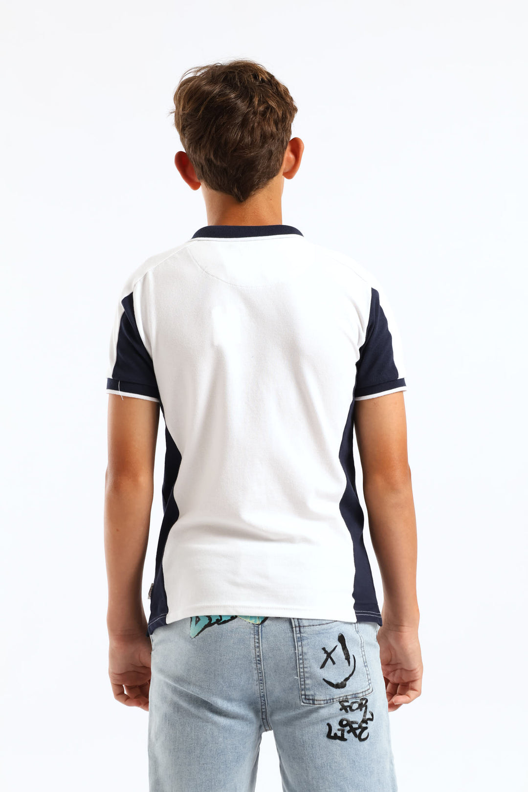 Boys Akia Golfer - White