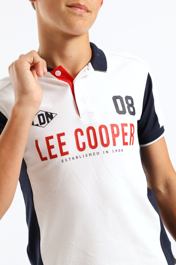 Boys Akia Golfer - White