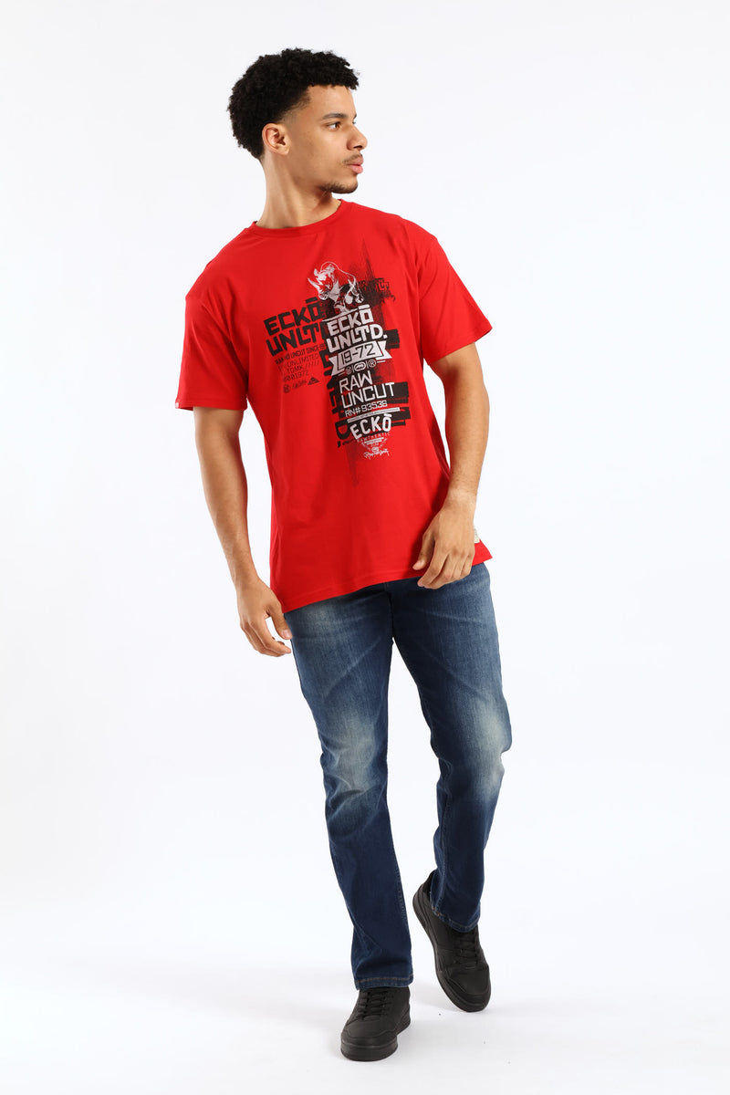 Raw Uncut Tee - Red