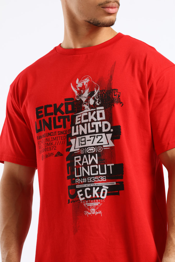Raw Uncut Tee - Red