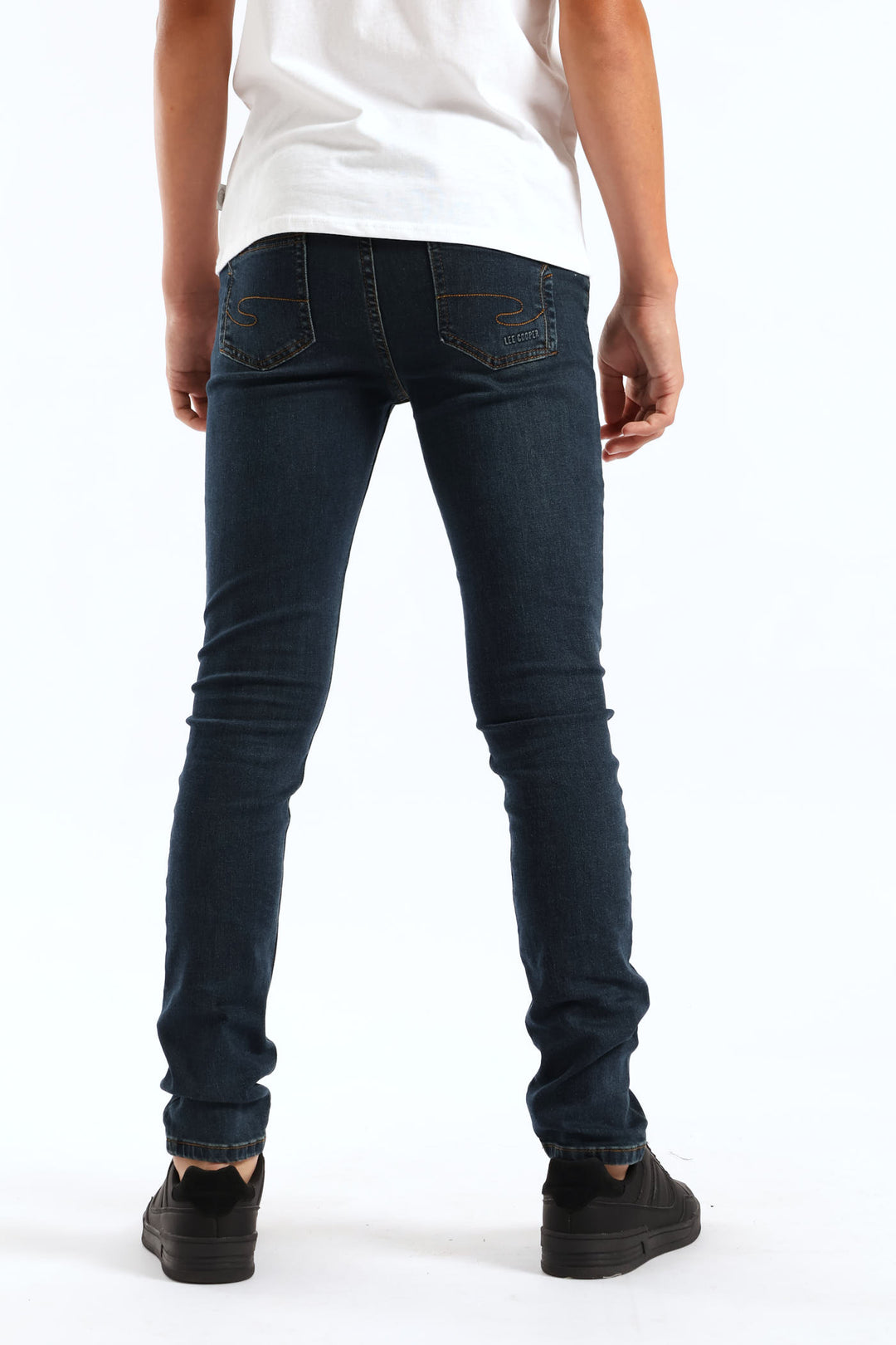 Boys Mid Wash Skinny Jeans - Blue