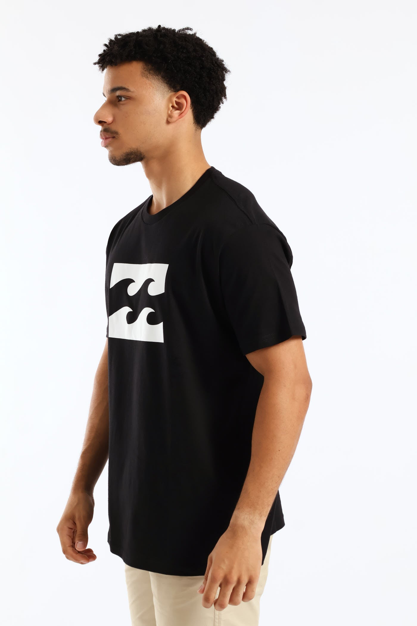 Mens Team Wave Tee - Black – Edgars