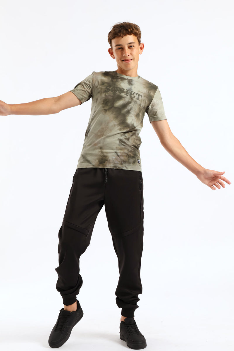 Boys Vast Tie Dye T-Shirt - Sage