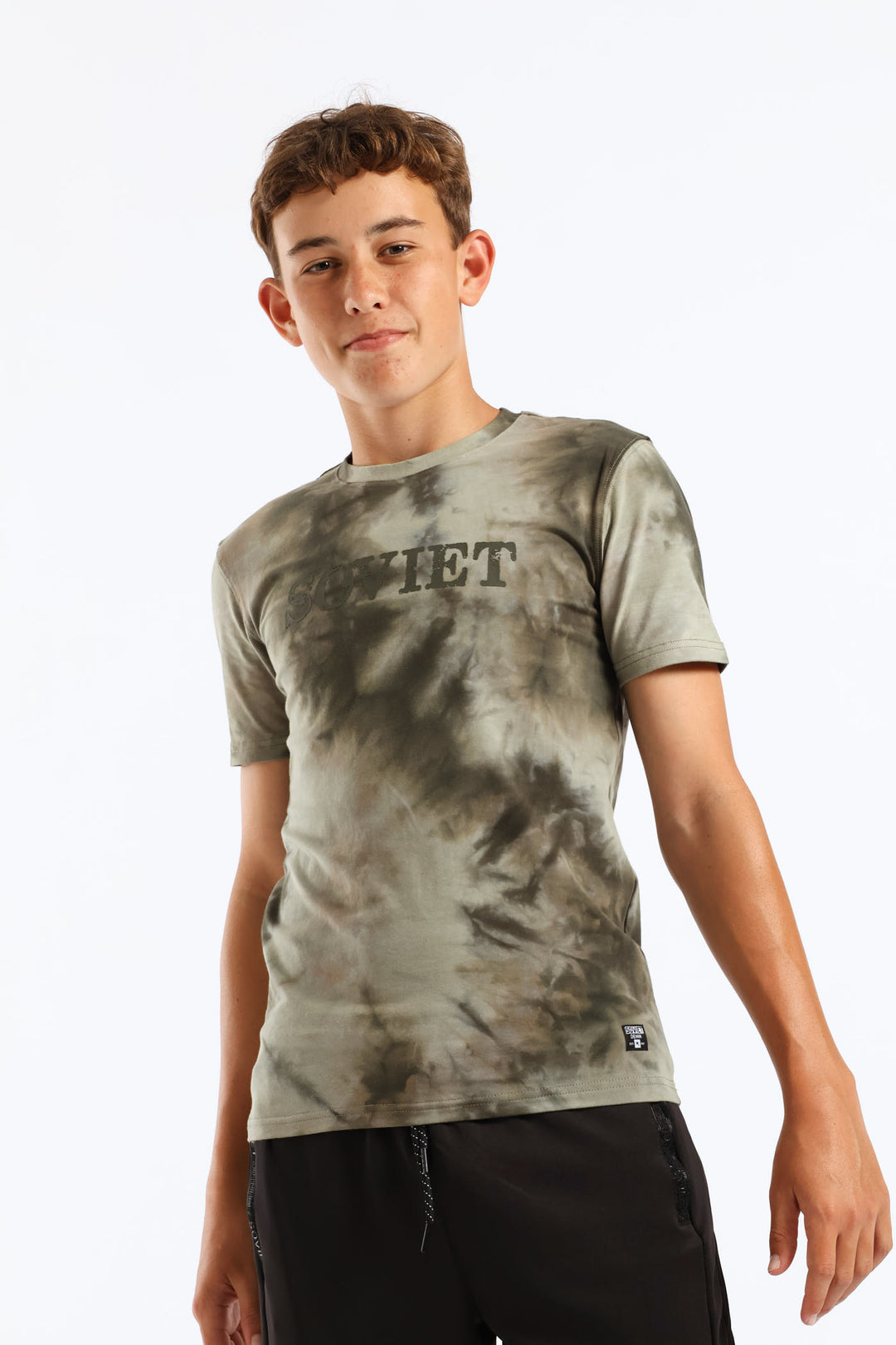 Boys Vast Tie Dye T-Shirt - Sage
