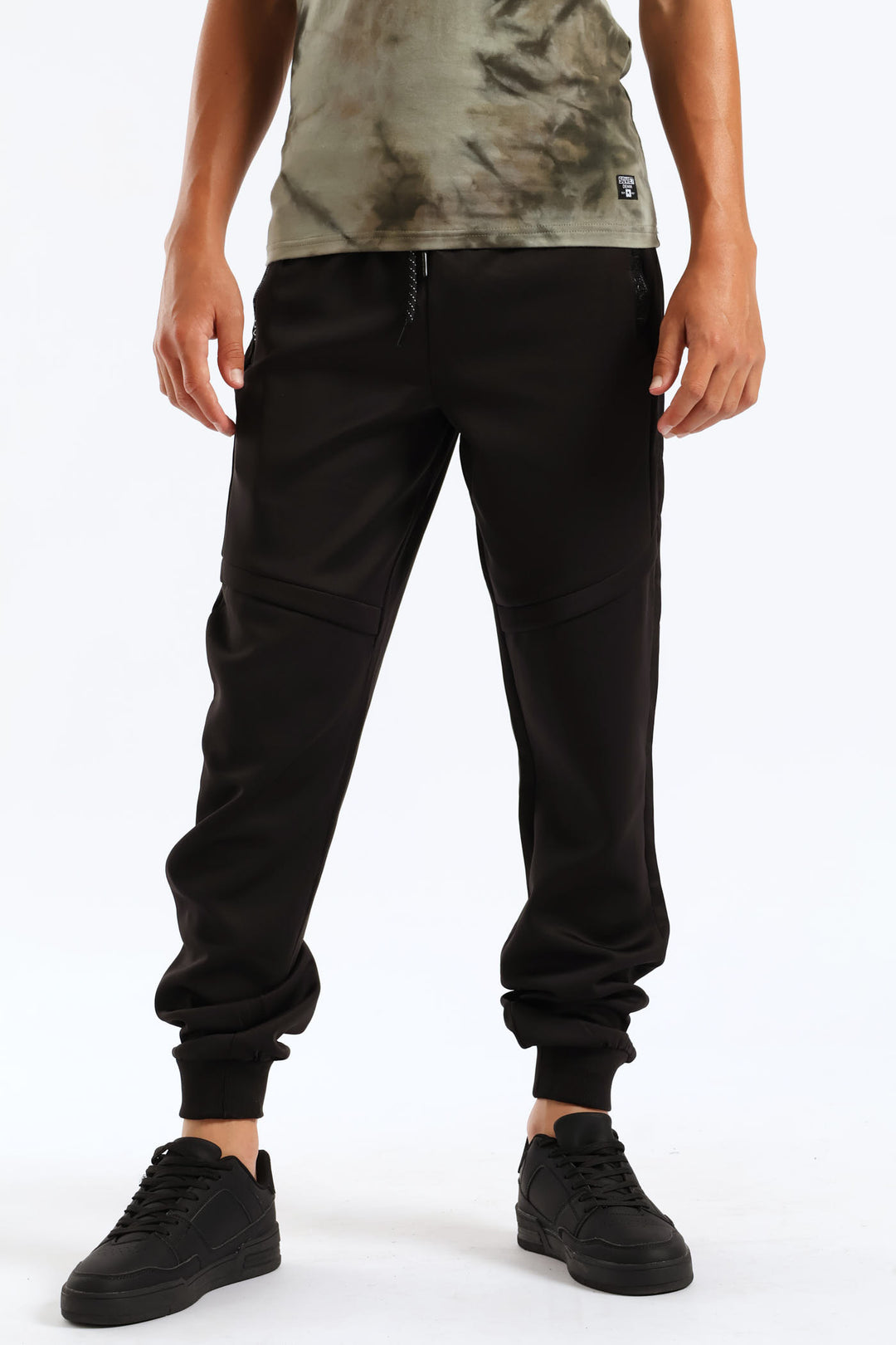 Boys Chill Track Pant - Black