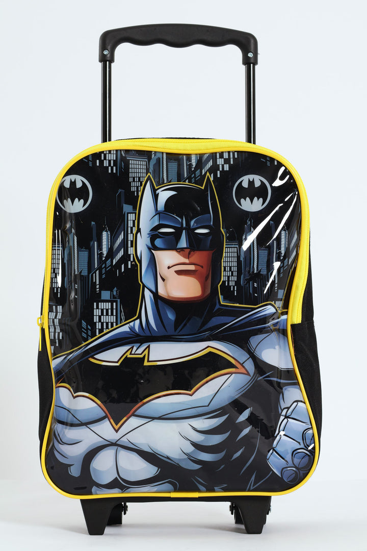 Pre-Boys Batman Trolley Bag - Black