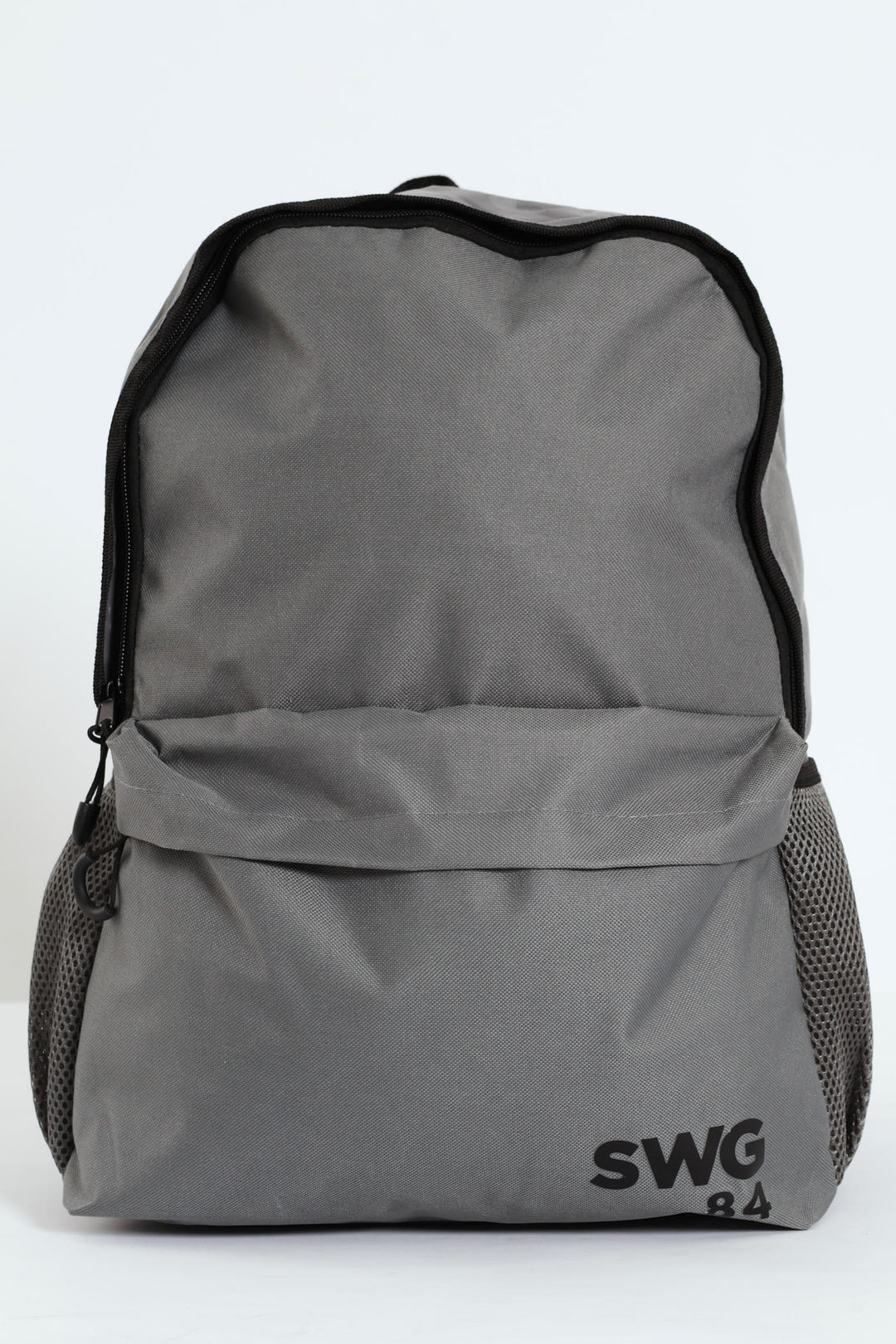 Top Print Backpack - Charcoal