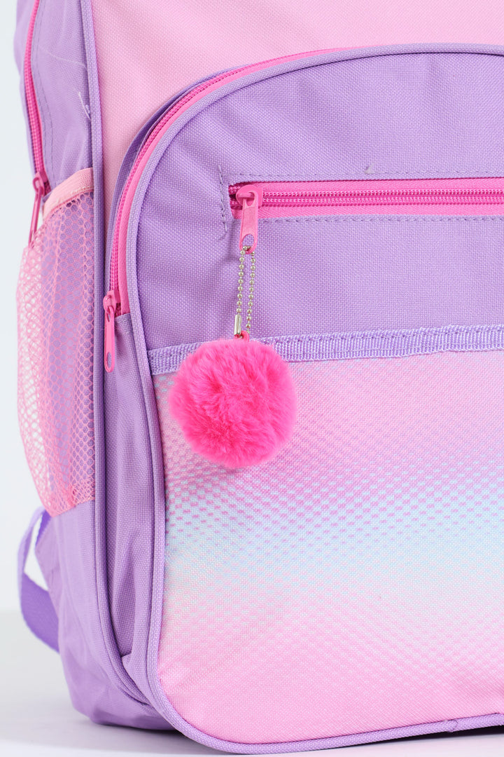 Pre-Girl Power Fashion School Backpack - Lilac