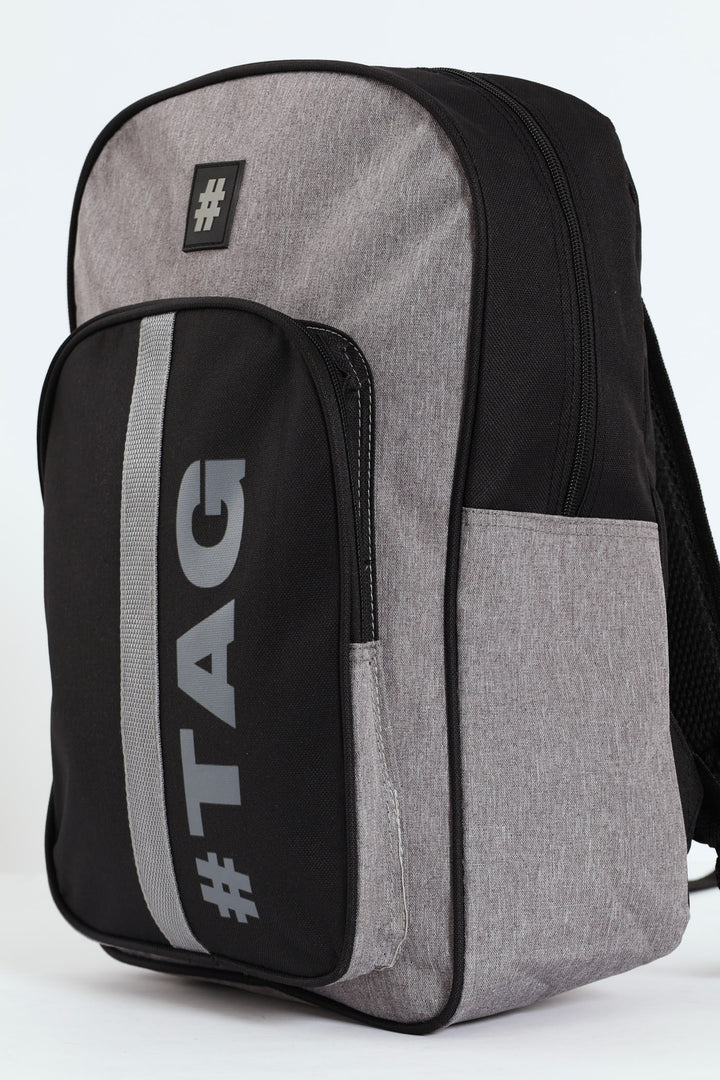 Hashtag Boys Fashion School Backpack - Black