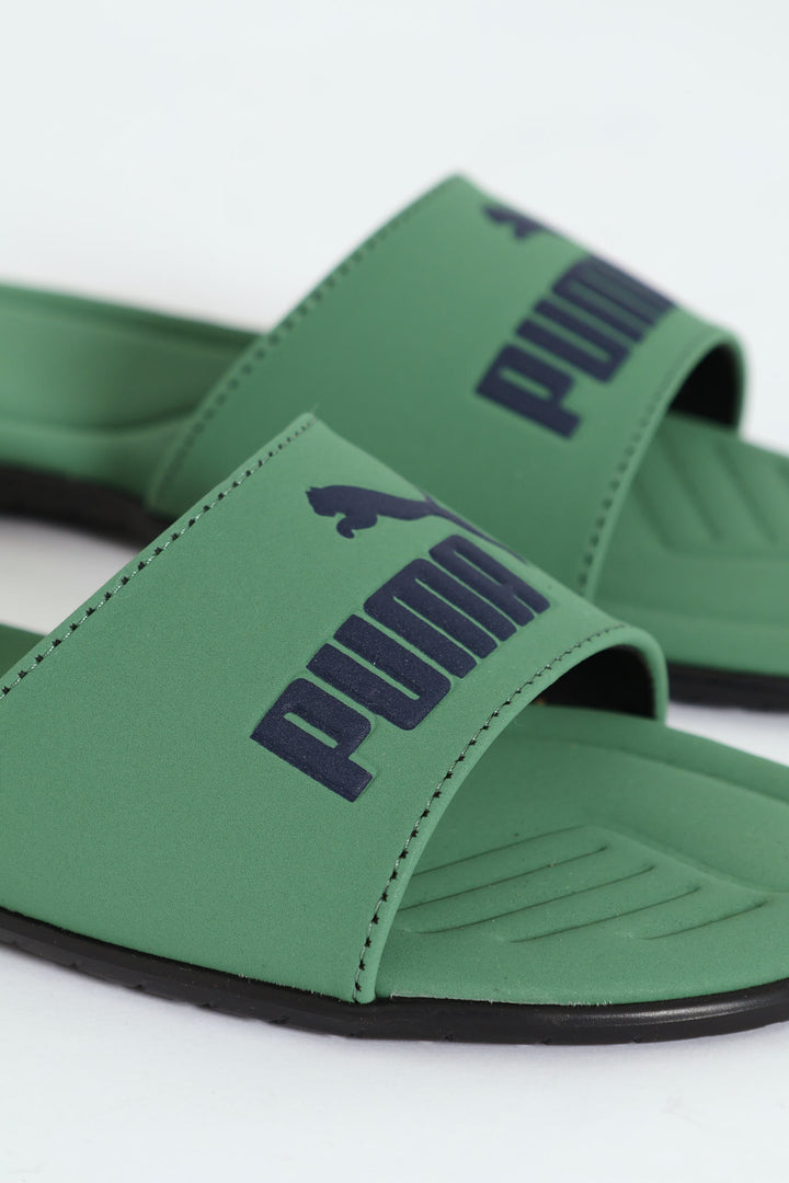 Boys Streetcat Slide - Forest Green