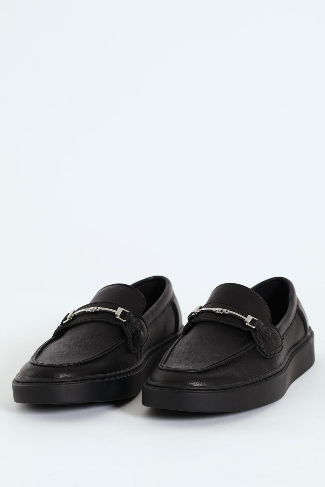 Pieza Metal Trim Slip On Loafer - Black