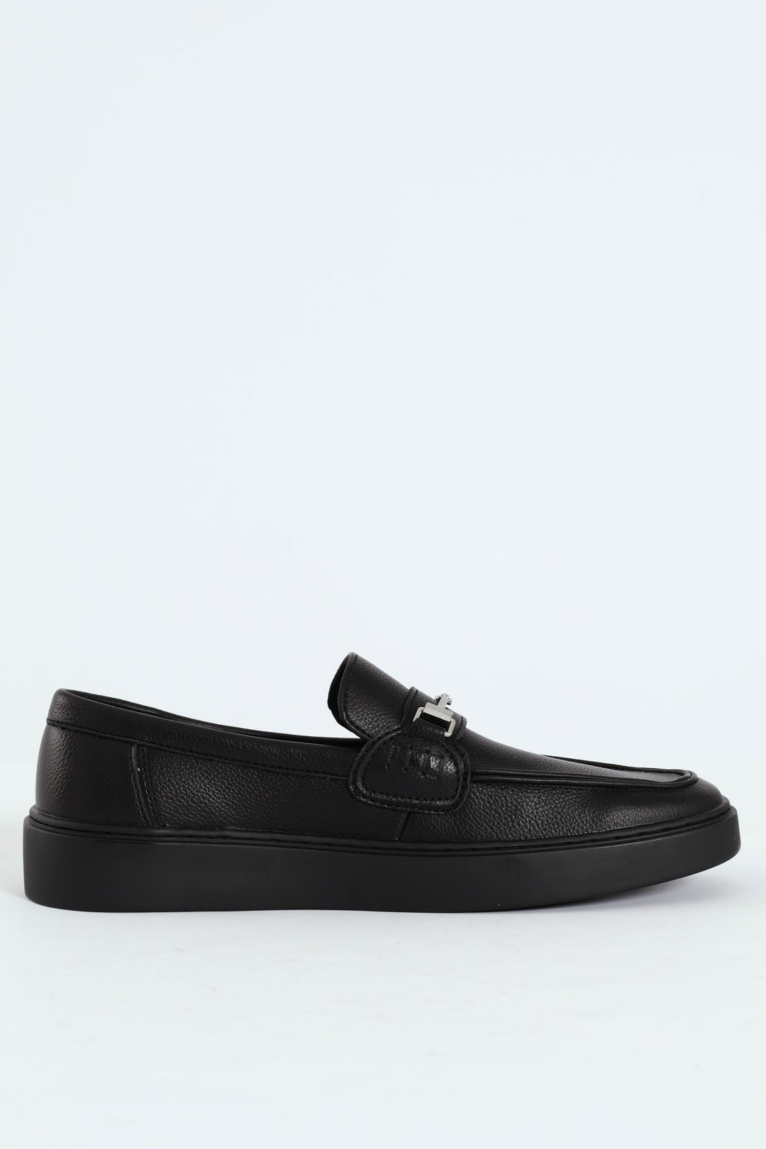 Pieza Metal Trim Slip On Loafer - Black