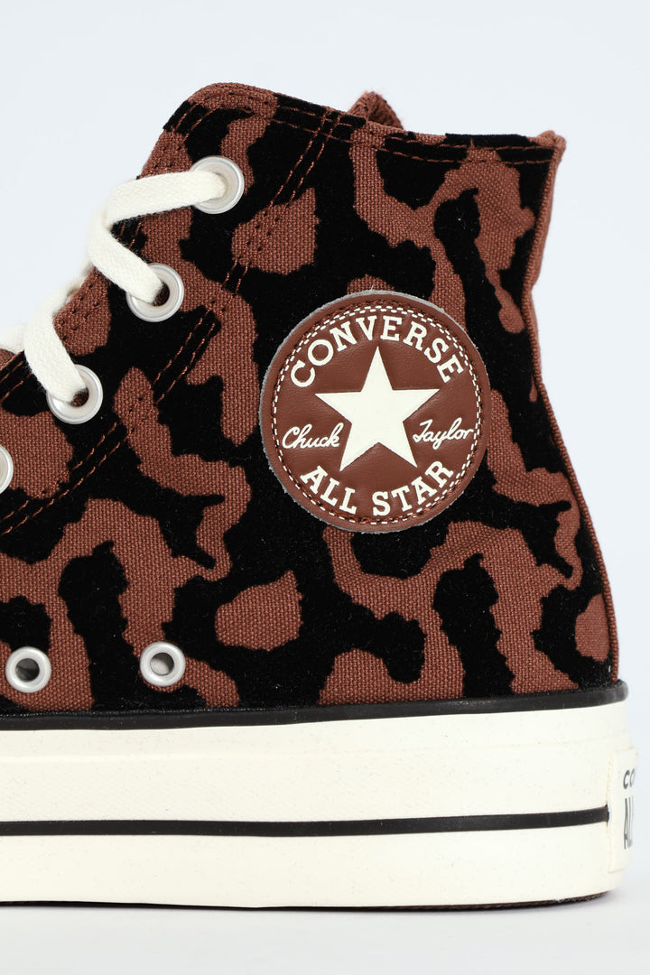 Chuck Taylor All Star Lift Leopard Remix Platform Sneaker - Animal
