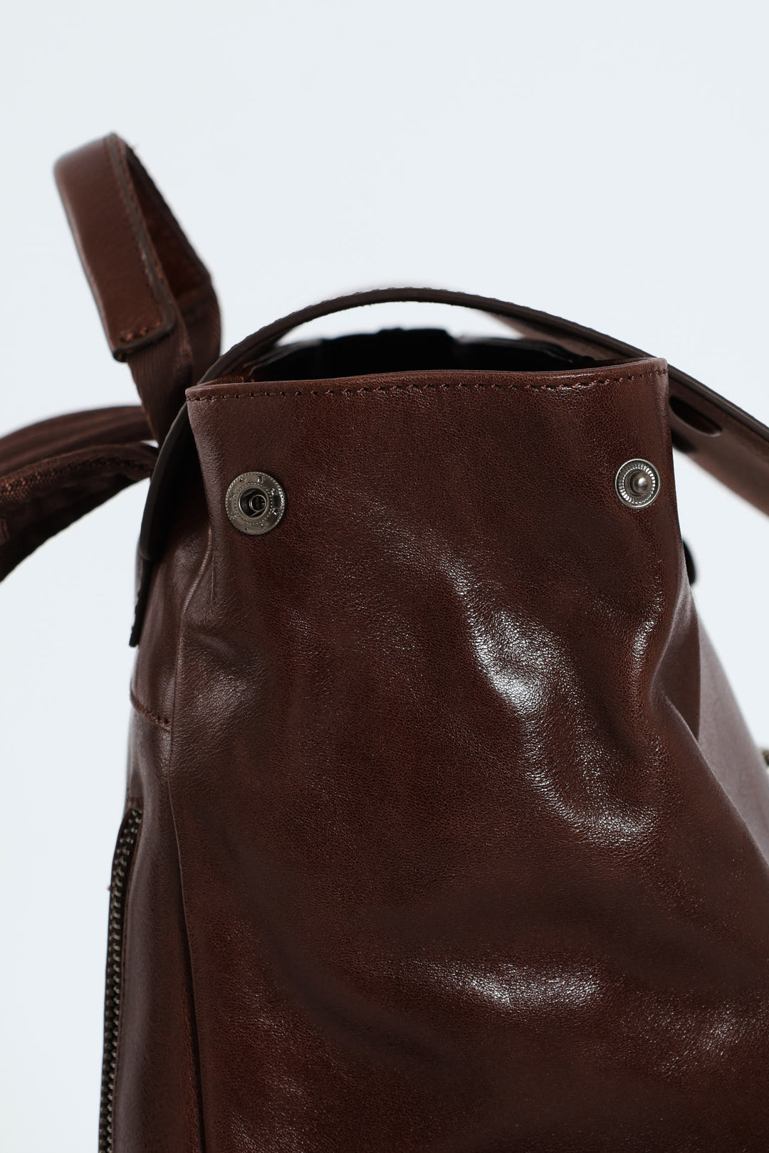 Leather Backpack - Brown
