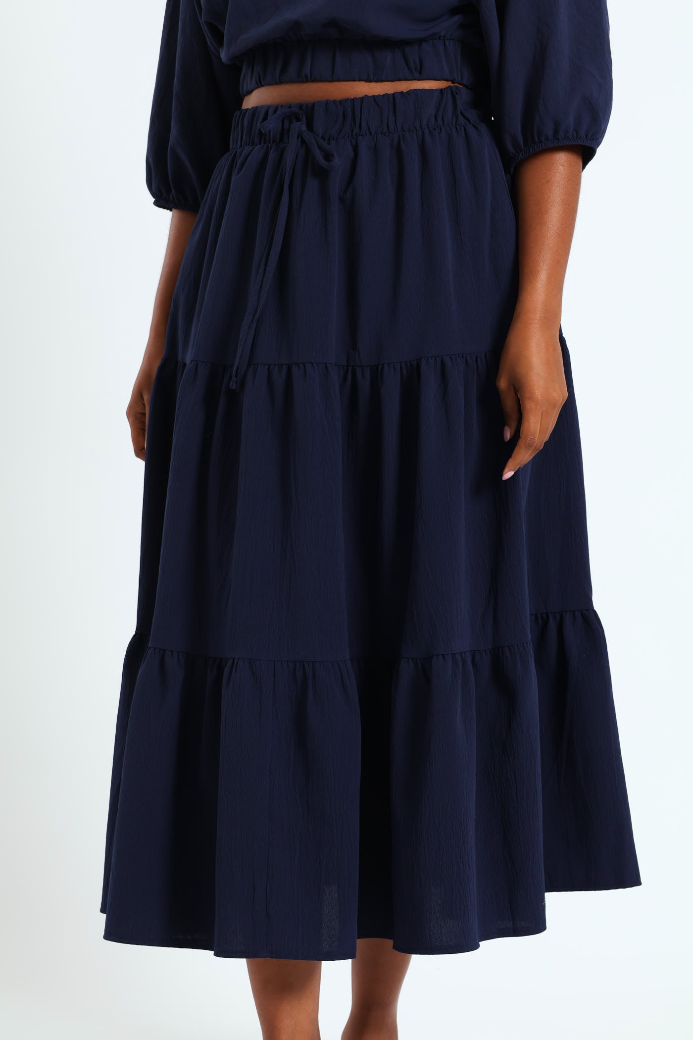スカート Eleanor ette Navy Eleanor Button Down Midi Dress Navy Sails | Forever New