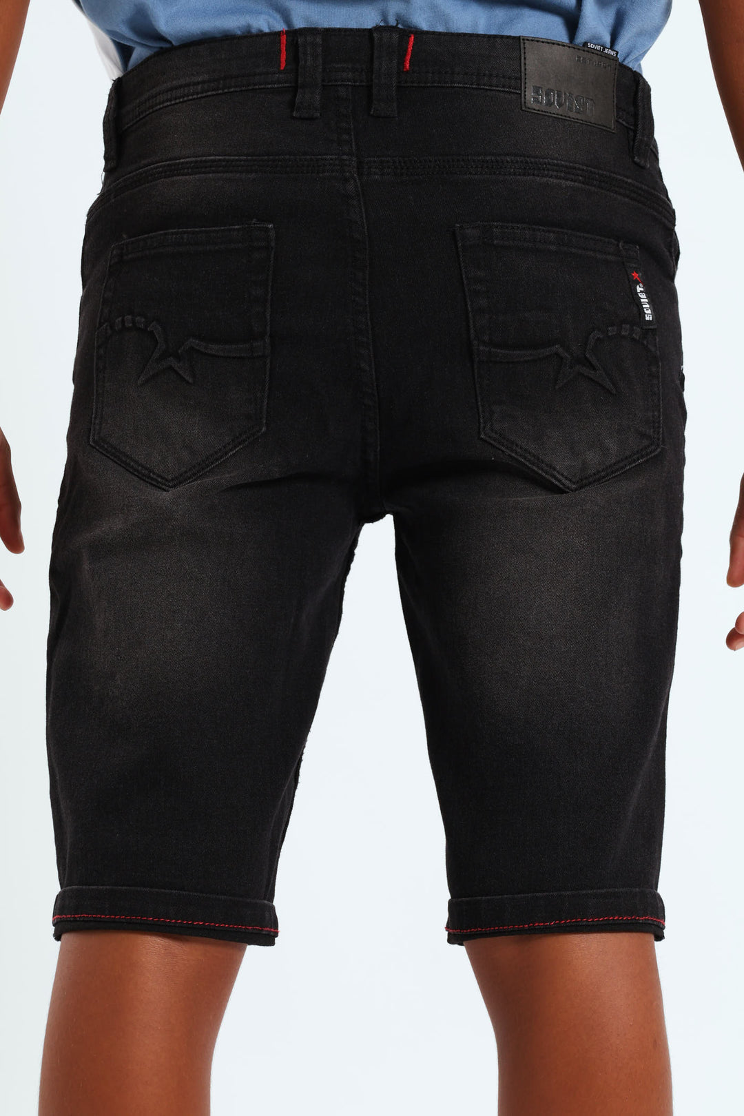 Boys Captain Denim Short - Black