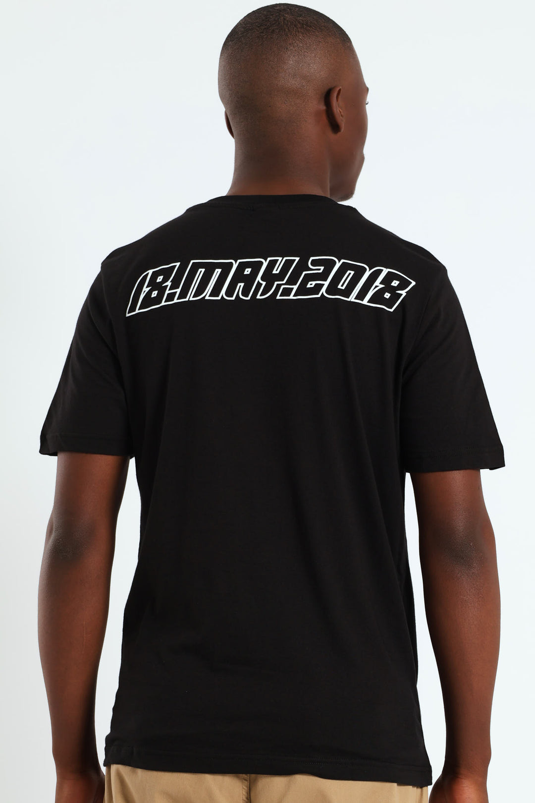 Racer Front & Back Tee - Black