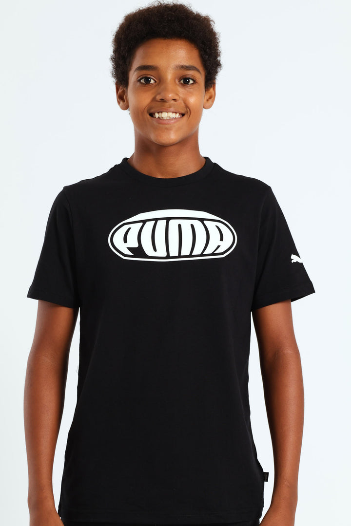 Boys Graphic Tee - Black