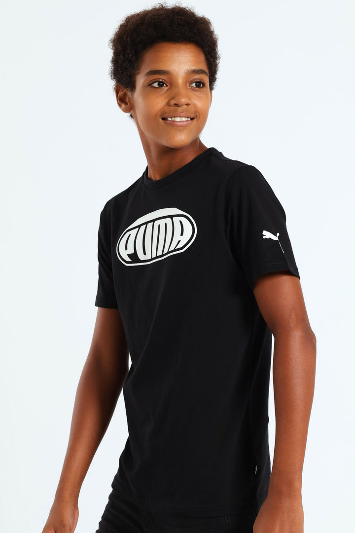 Boys Graphic Tee - Black