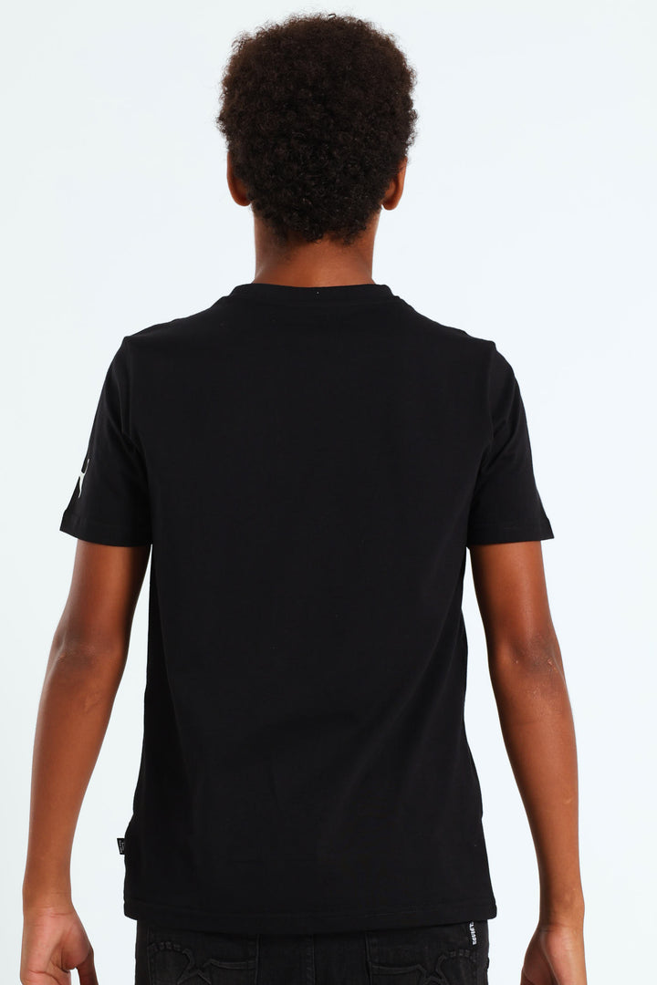 Boys Graphic Tee - Black