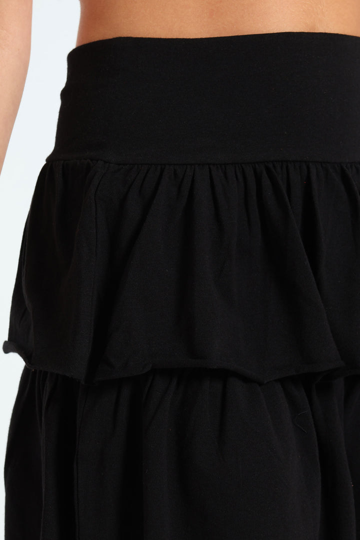 Girls Knit Rara SkirtÂ  - Black
