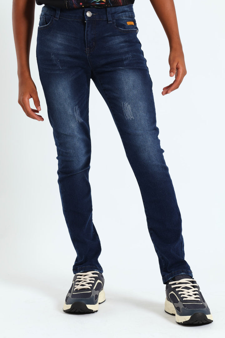 Boys Cipher Denim - Dark Blue