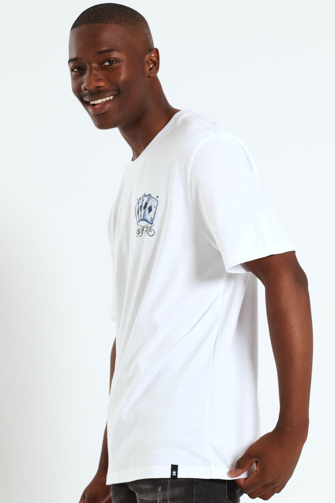 Cards Front & Back Tee - White