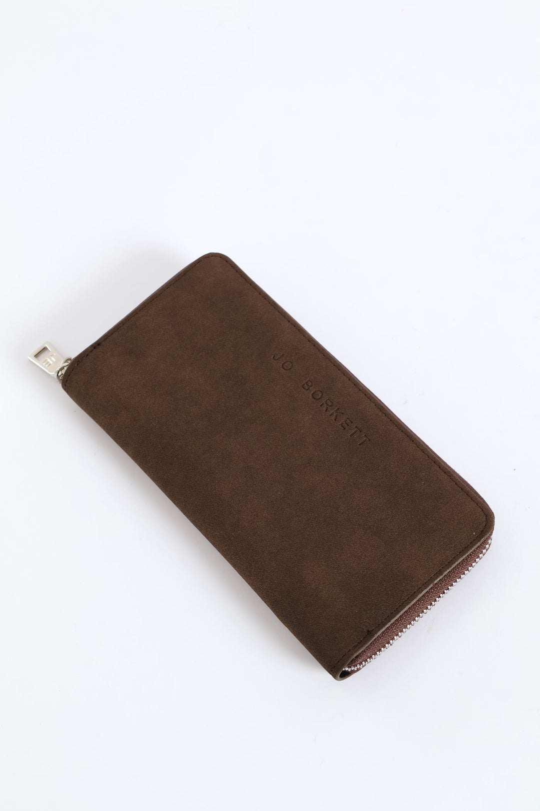 Frankie Suede Wallet - Chocolate