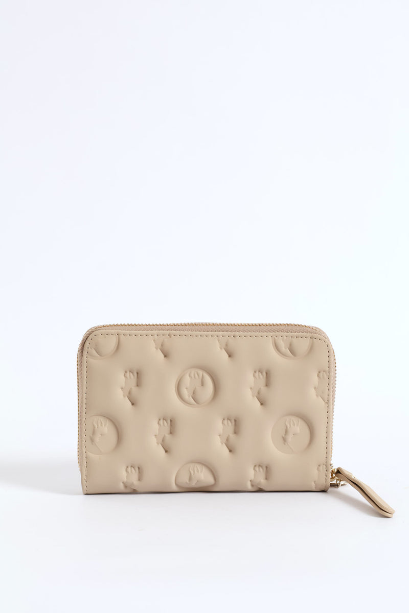 Halo Medium Zip Around Purse - Cashmere