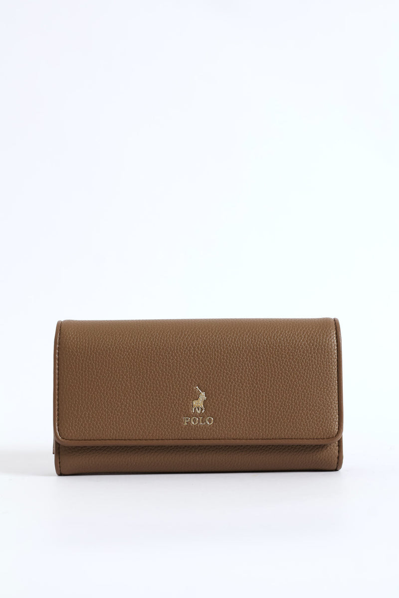 Lyon Trifold Purse - Taupe