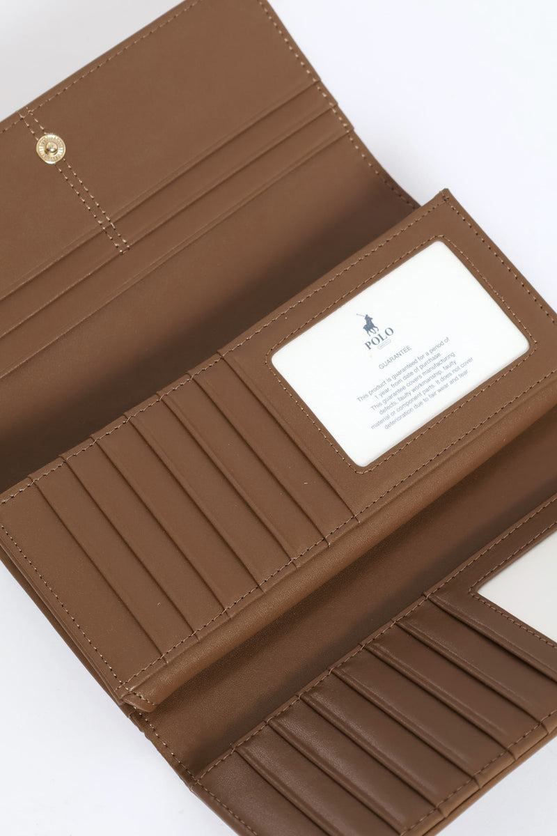 Lyon Trifold Purse - Taupe