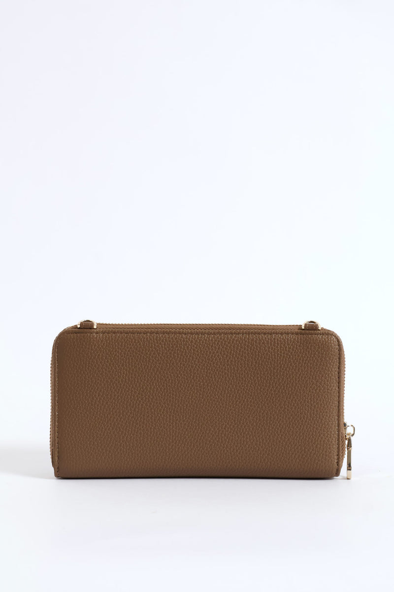 Lyon Phone Sling Bag - Taupe
