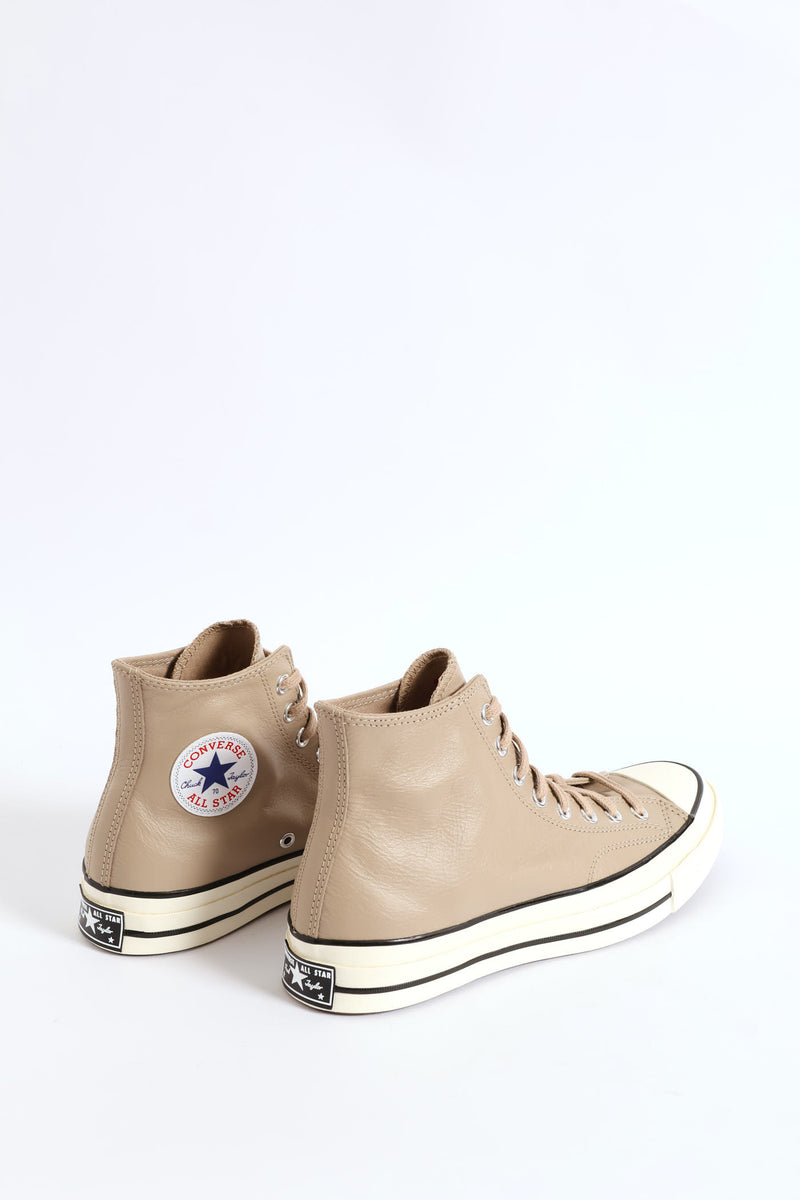 Chuck 70 Leather Sneaker - Stone