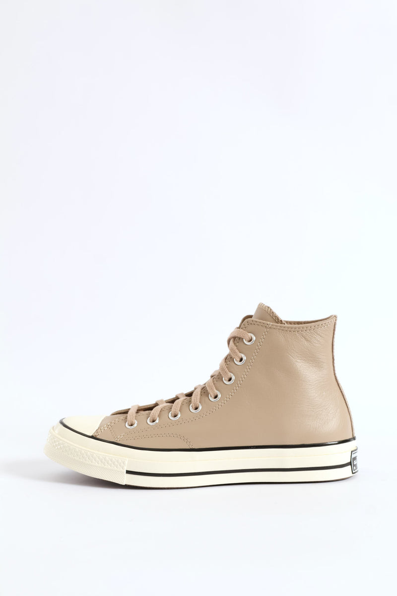 Chuck 70 Leather Sneaker - Stone