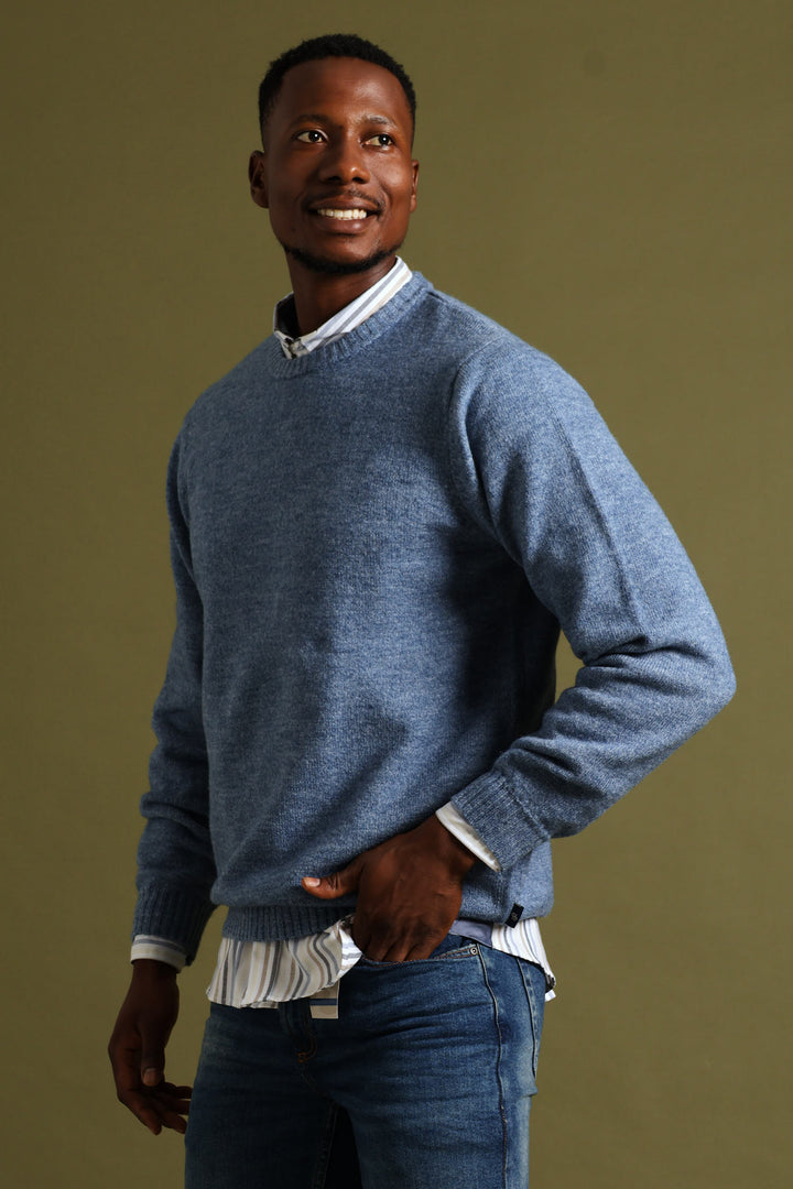 Plain Crew Knitwear - Blue