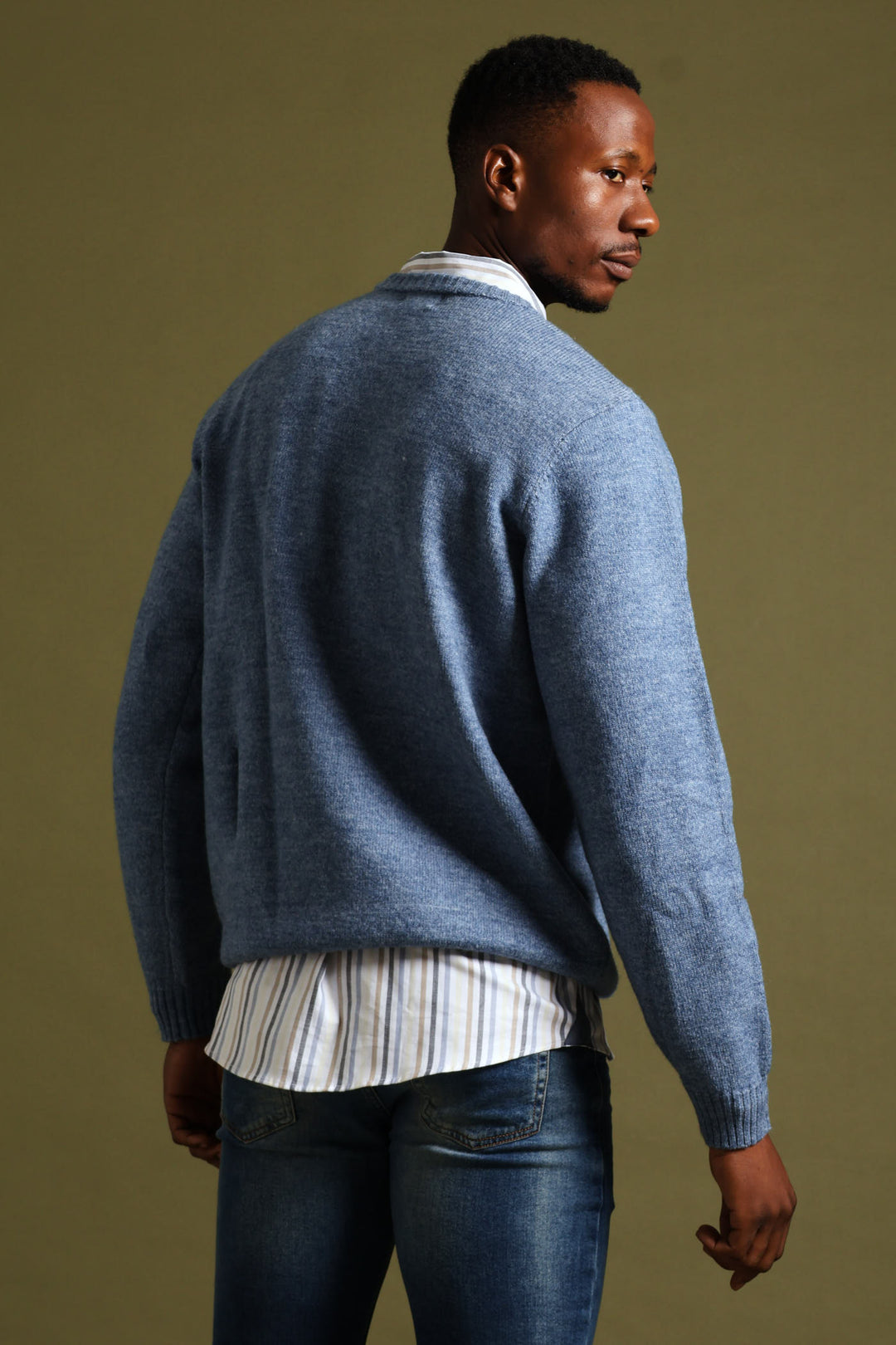 Plain Crew Knitwear - Blue