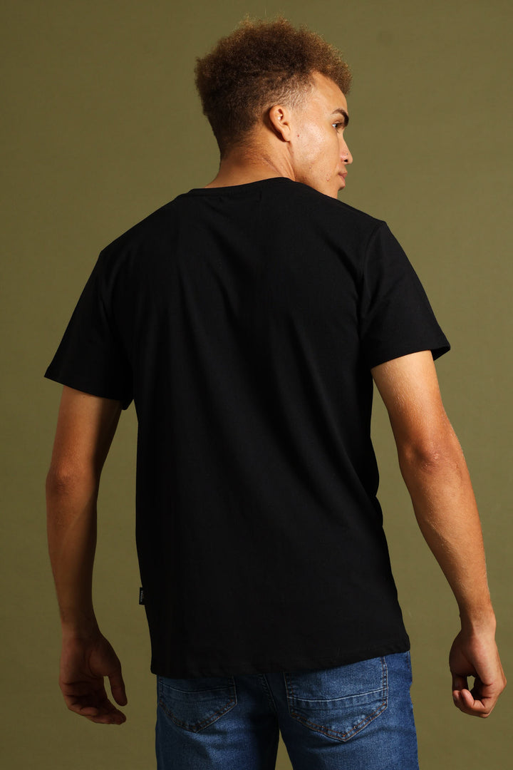 Basic Print Tee - Black